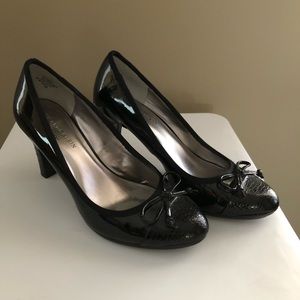 Anne Klein Black Patent Heels